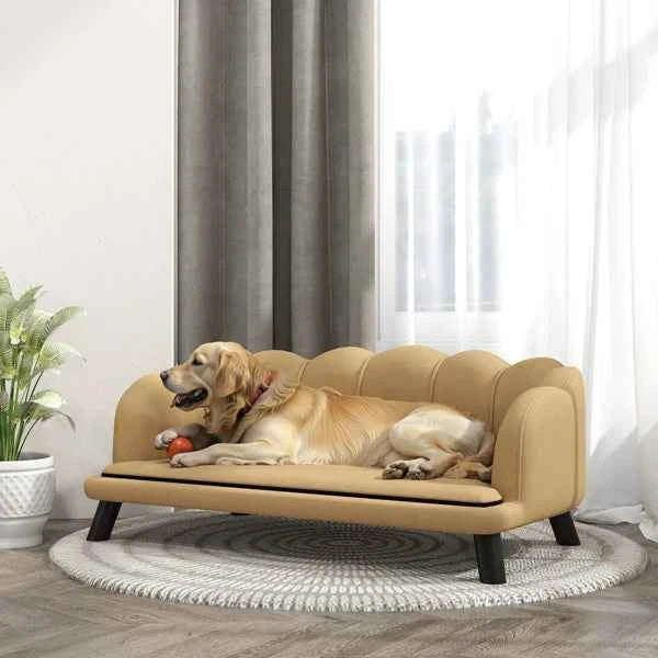 Dog Bed Pet Sofa Soft Plush Cushion - PawSlow