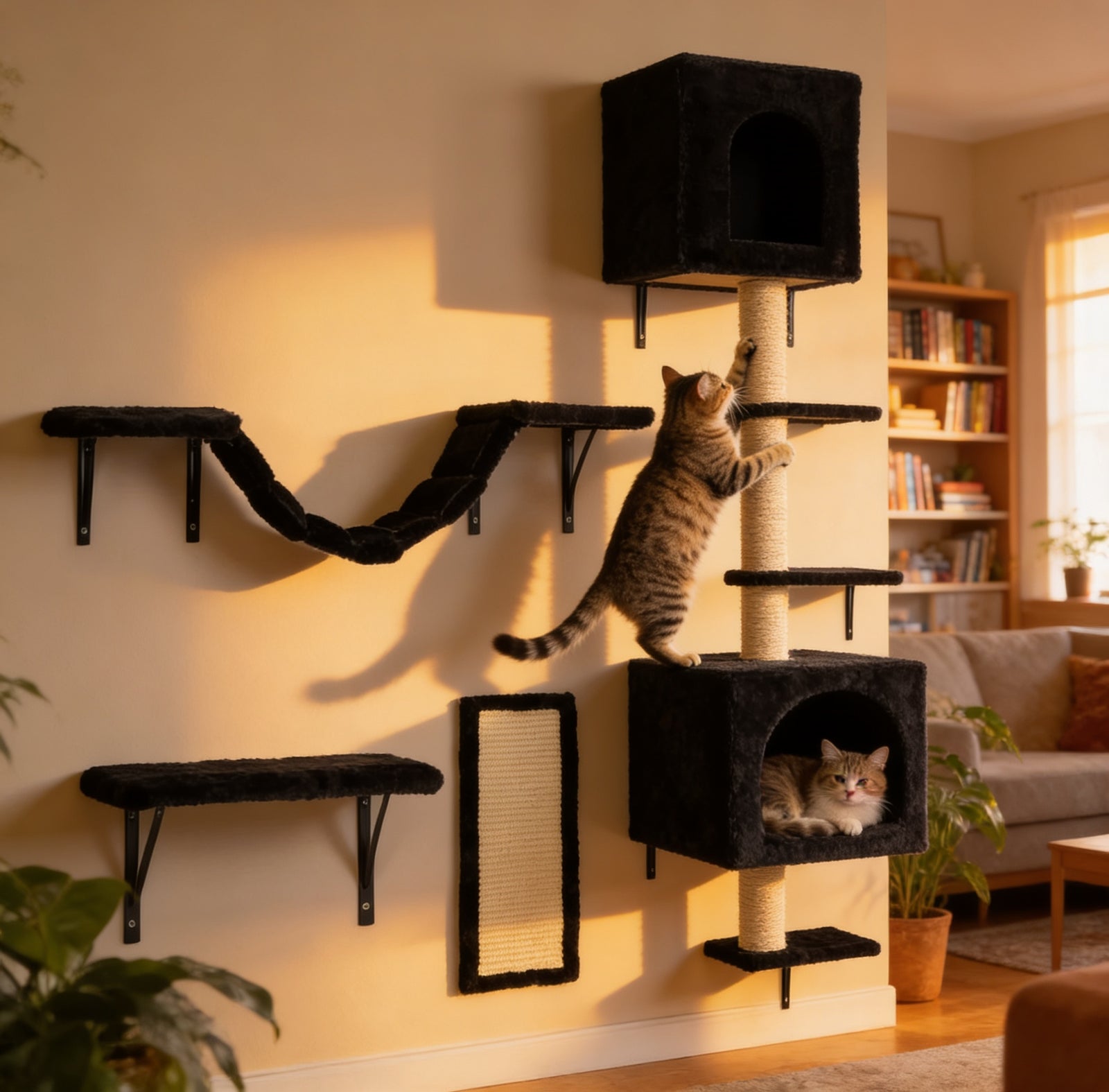 A stylish way to enrich your cat's life