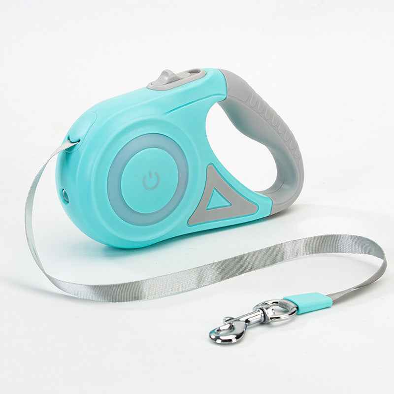 LED Retractable Dog Leash Night Walk
