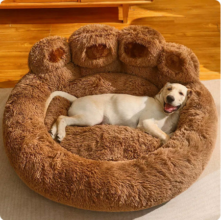 Large Dog Bed with Fleece Lining