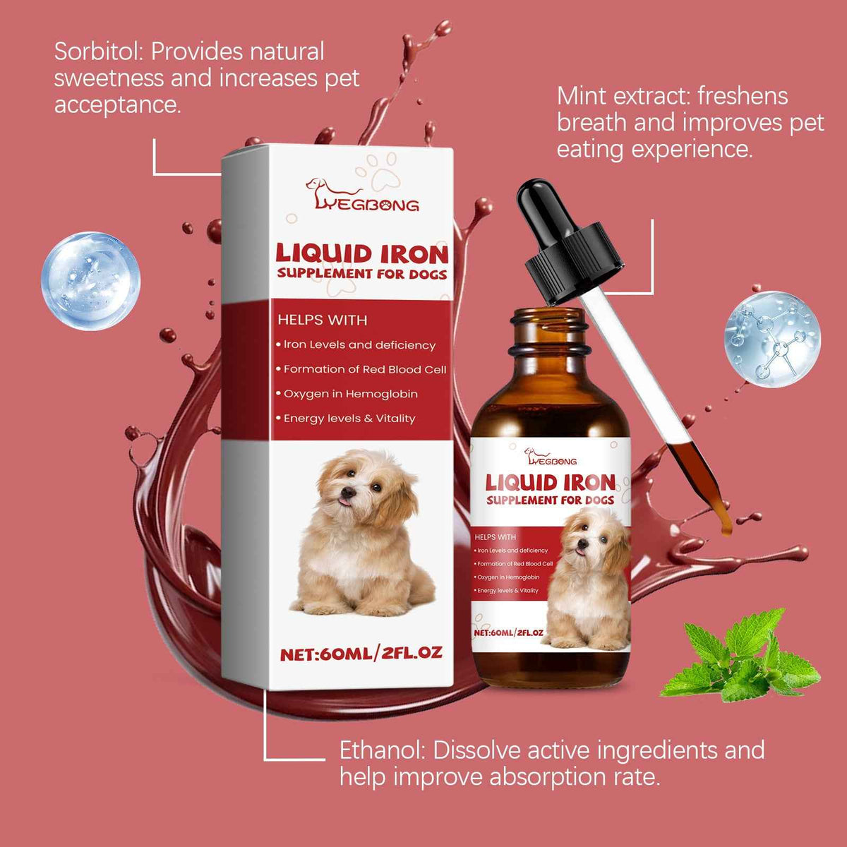 Care For Pet Dogs Mild Ingredients Help Absorb Care Supplements - PawSlow