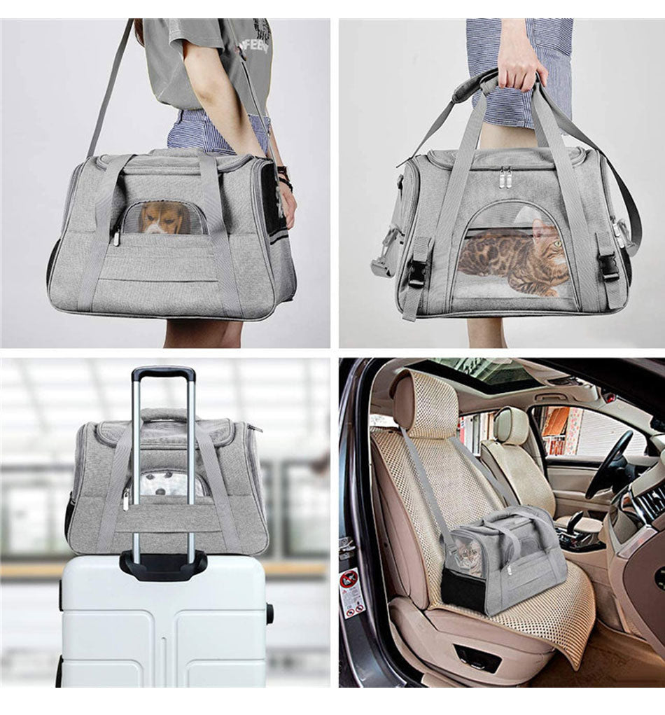 One Shoulder Diagonal Pet Carrier Bag - PawSlow