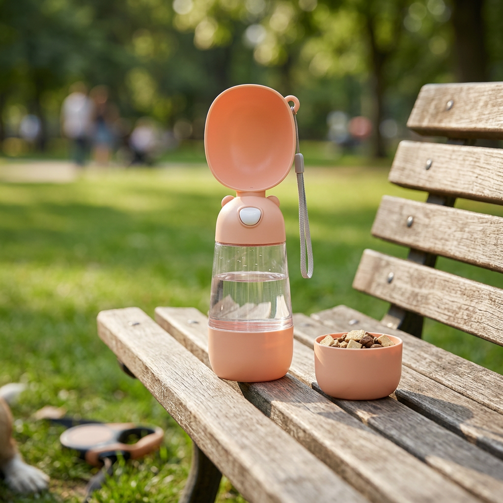 Portable Dog Water Bottle Bowl Cups