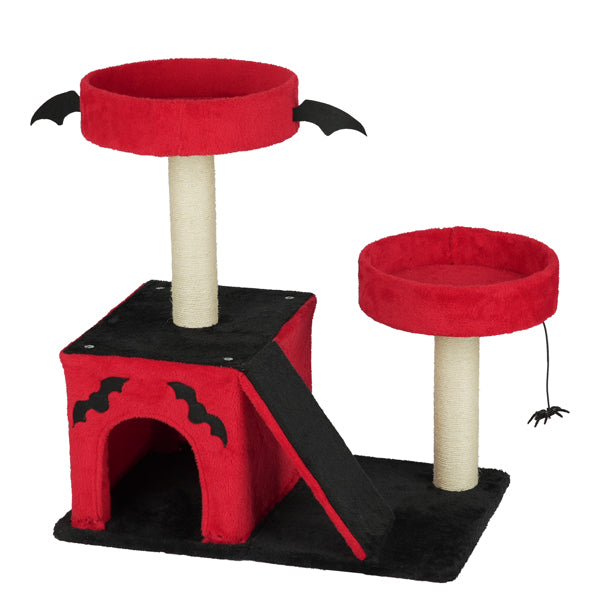 Gothic Halloween Cat Tree Condo Tower - PawSlow