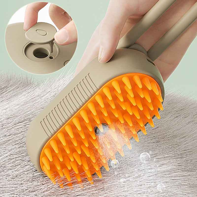 Gentle Cat Steam Brush Grooming Tool
