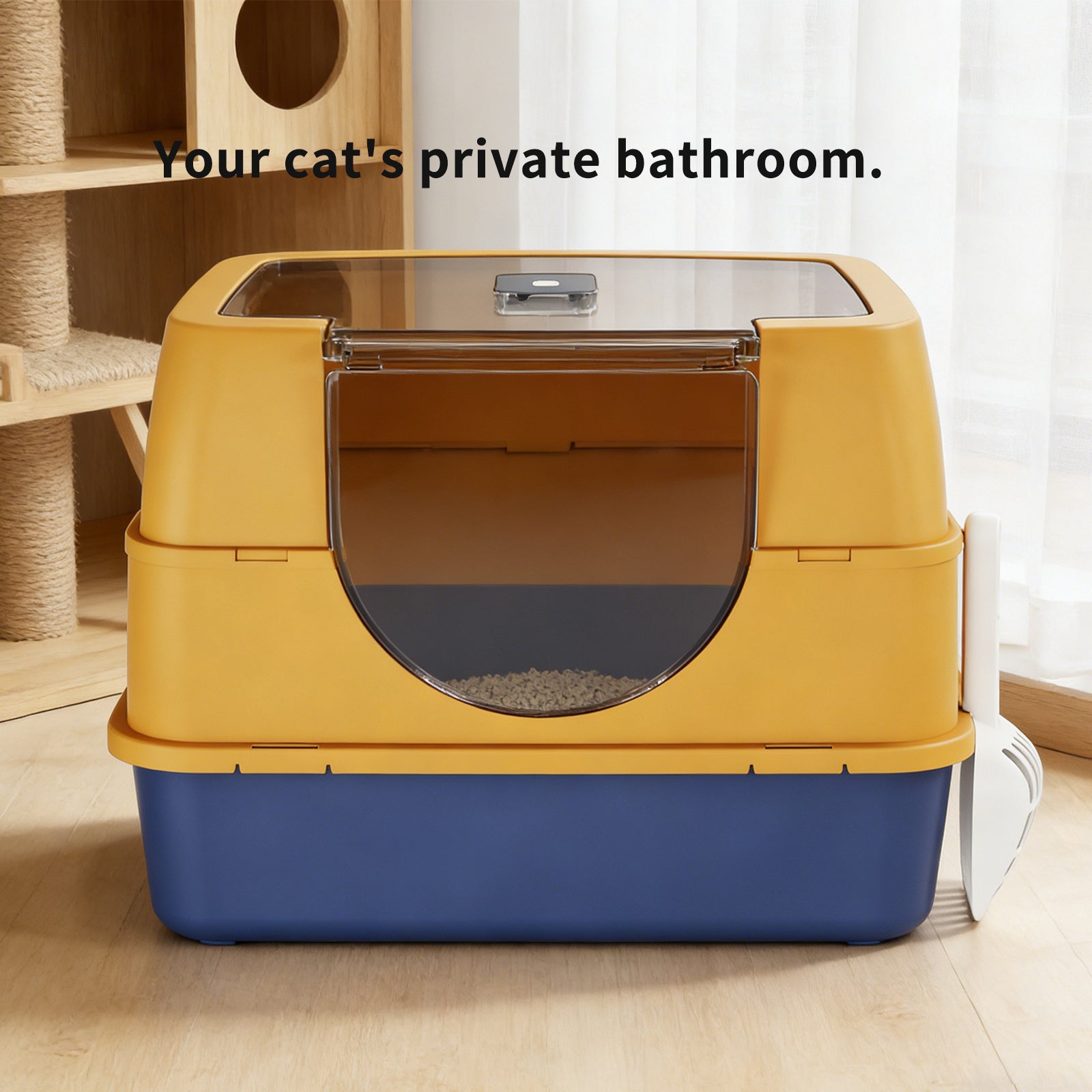 Top Entry Cat Litter Box Odor Locking - PawSlow