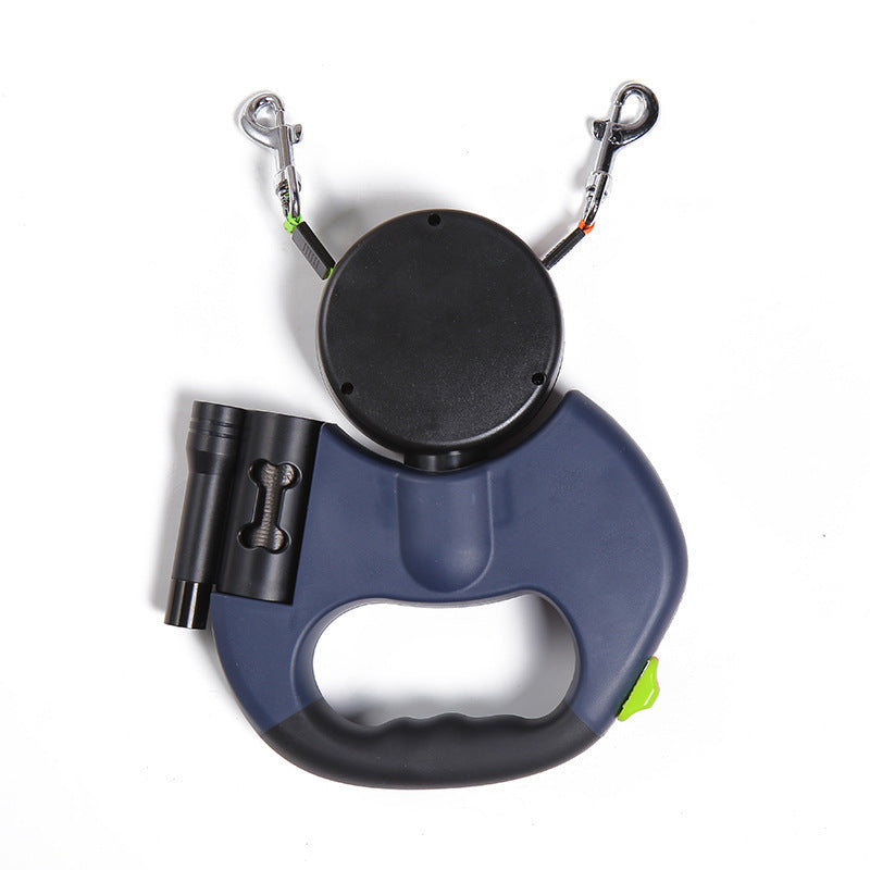 Double Retractable Dual Dog Leash Lead - PawSlow