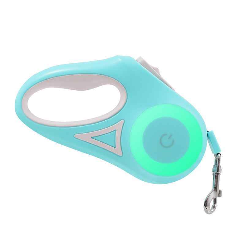 LED Retractable Dog Leash Night Walk