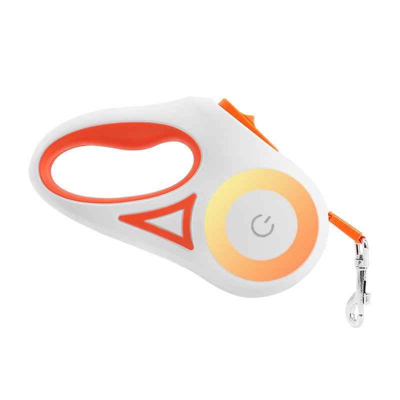 LED Retractable Dog Leash Night Walk