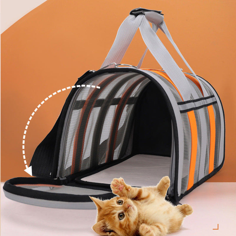 Outdoor Crossbody Portable Pet Cat Bag - PawSlow