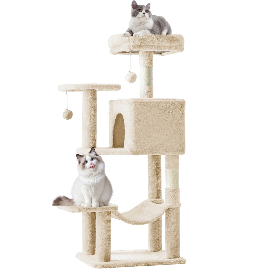 Multi Cat Tree Tower With Hammock Bed - PawSlow