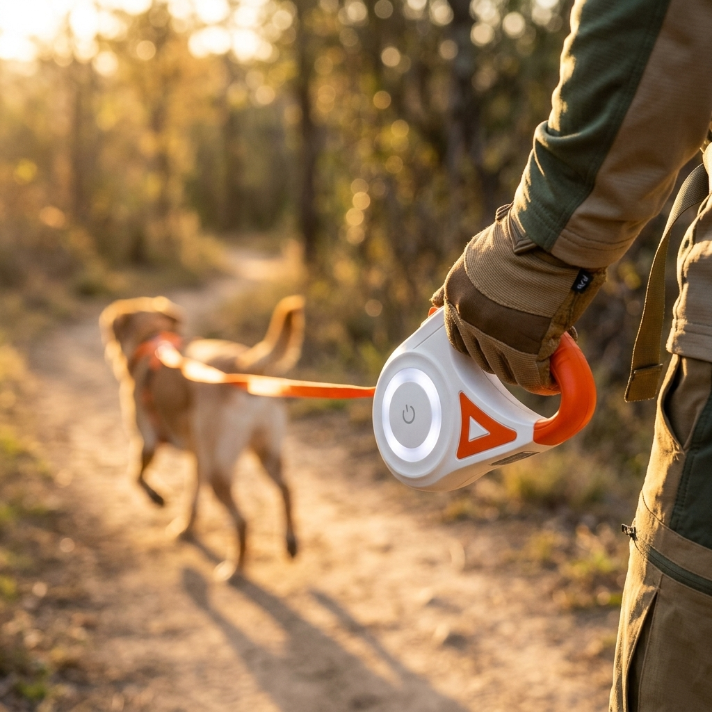 LED Dog Leash for Night Walks