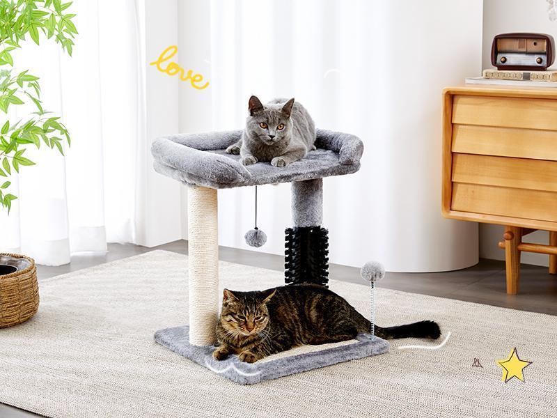 4in1 Cat Tree Tower With Scratching Post - PawSlow