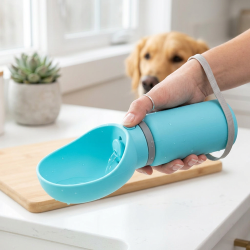 Folding Pet Outdoor Mug Portable