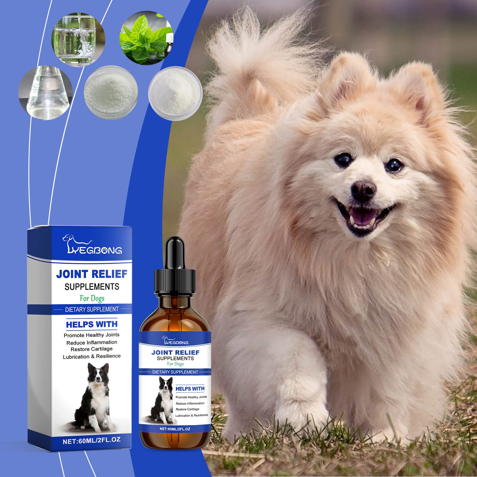 Pet Dog Joint Supplements Improve Nutrition And Care Joint Health - PawSlow