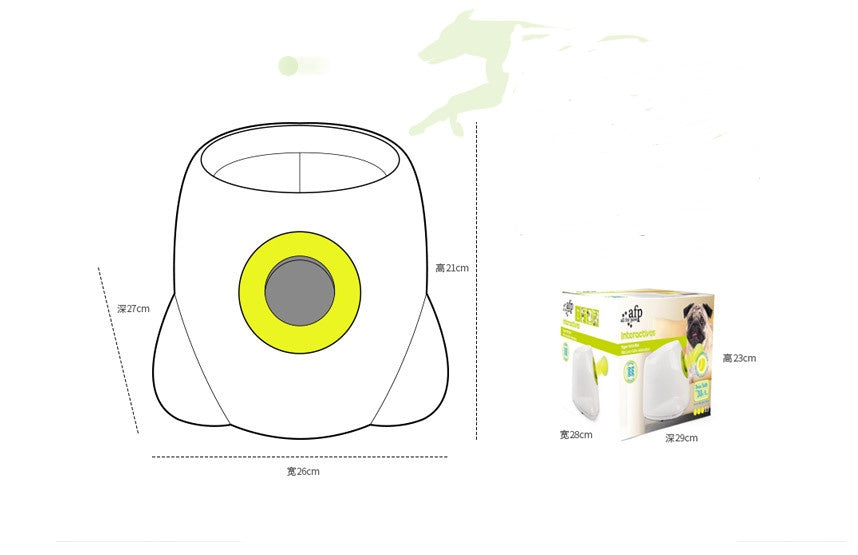 Automatic Dog Ball Launcher Interactive - PawSlow