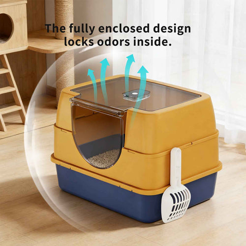 Top Entry Cat Litter Box Odor Locking - PawSlow