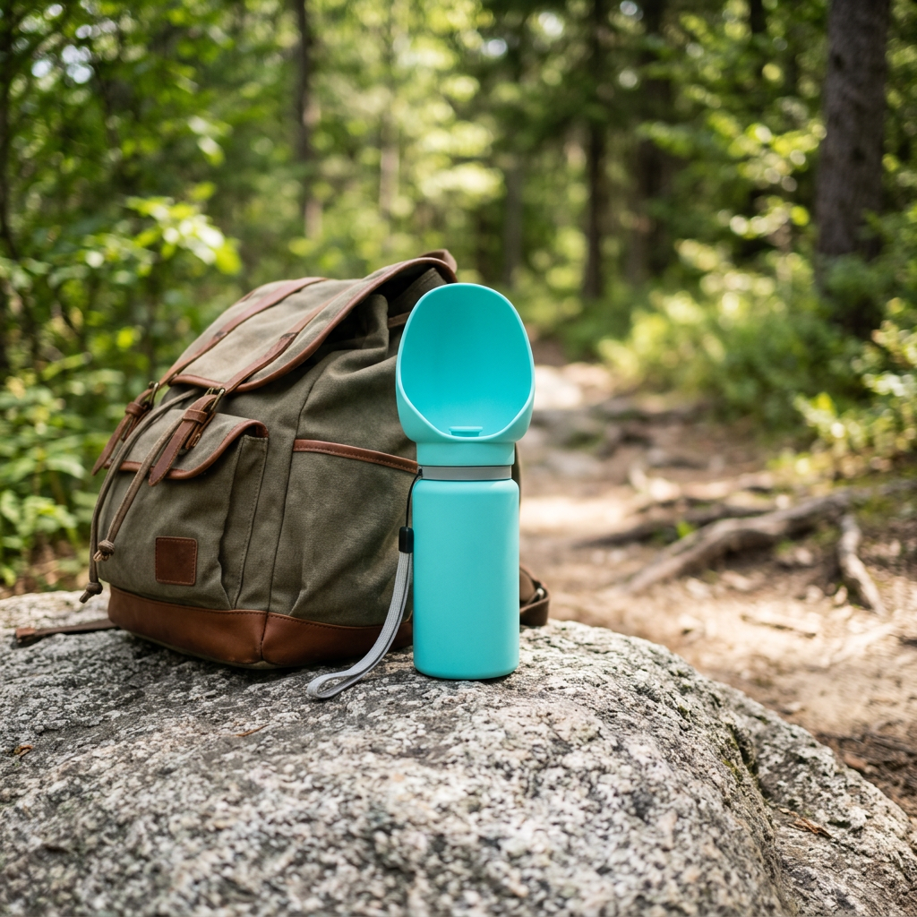 Folding Pet Outdoor Mug Portable