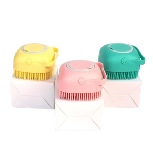 Silicone Dog Bath Massage Brush Tool - PawSlow