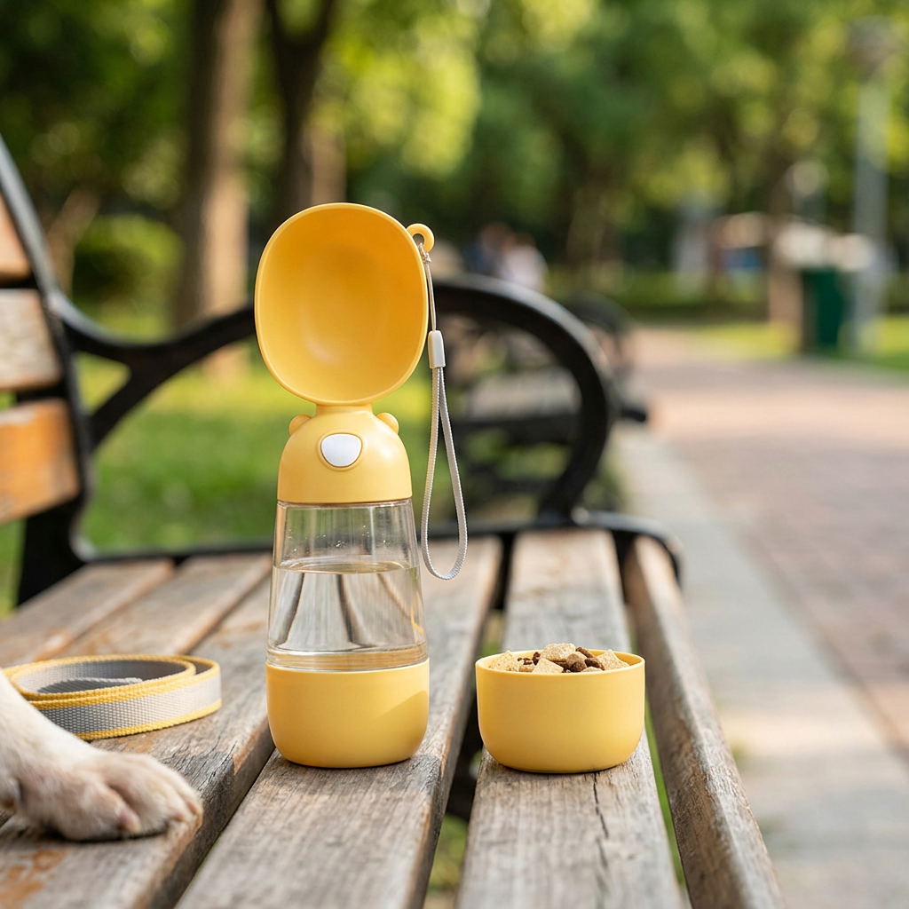 Portable Dog Water Bottle Bowl Cups