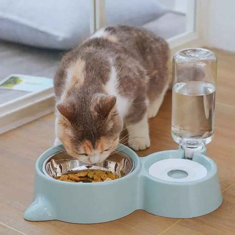 Pet Feeder Bowl With Auto Water Supply - PawSlow