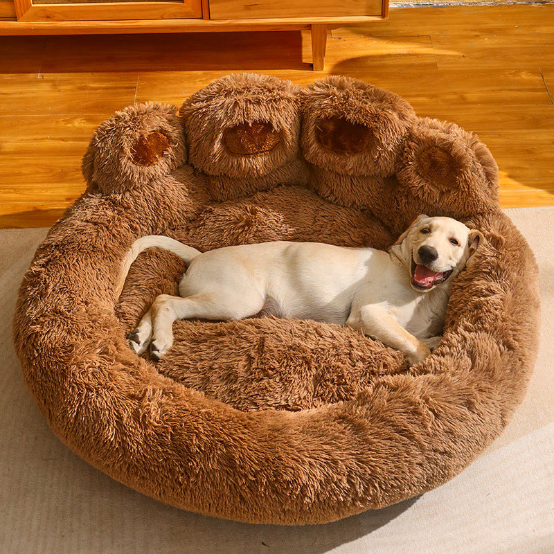 Large Dog Bed with Fleece Lining