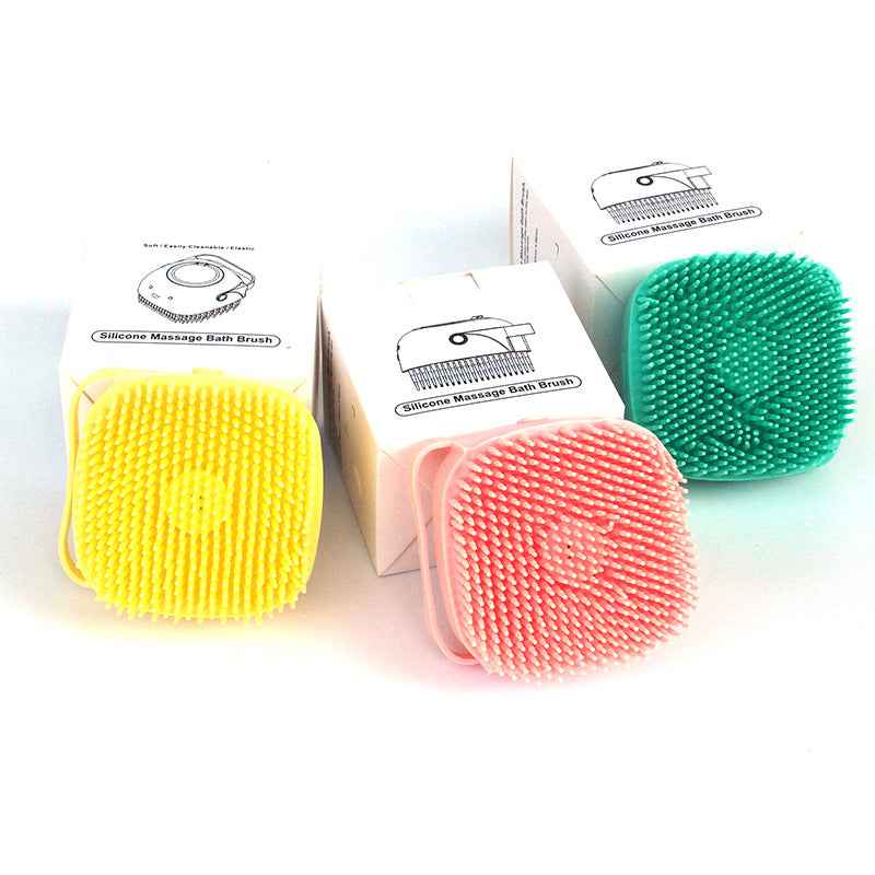 Silicone Dog Bath Massage Brush Tool