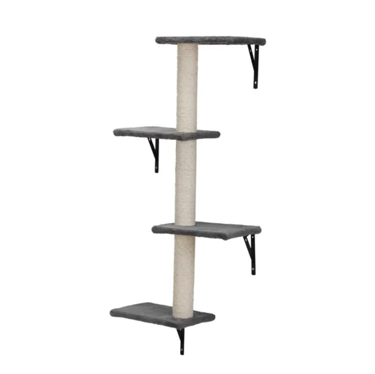 Wall Mounted Cat Climber Shelf Set Pro - PawSlow
