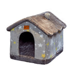 Foldable Dog Cat House Bed Warm Enclosed Pet Kennel