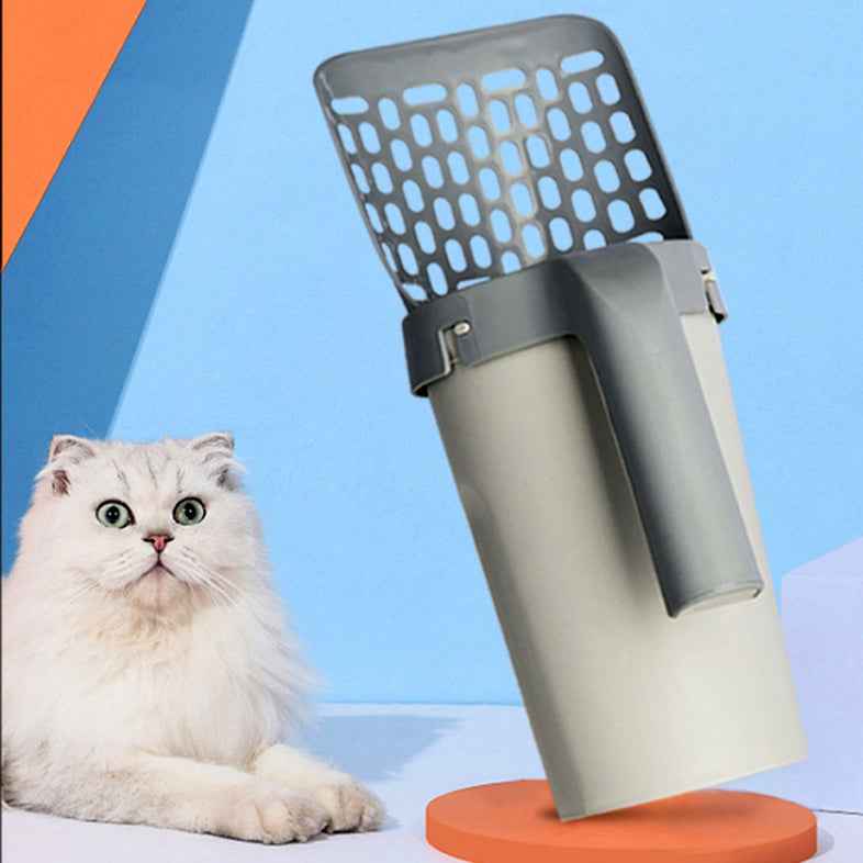 Storage Box Integrated Cat Litter Shovel - PawSlow