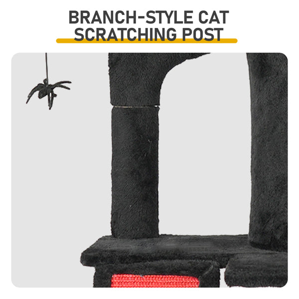 Gothic Halloween Cat Tree Tower Condo - PawSlow