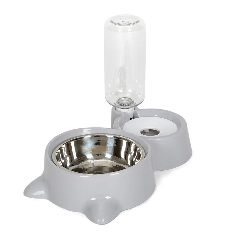 Pet Feeder Bowl With Auto Water Supply - PawSlow