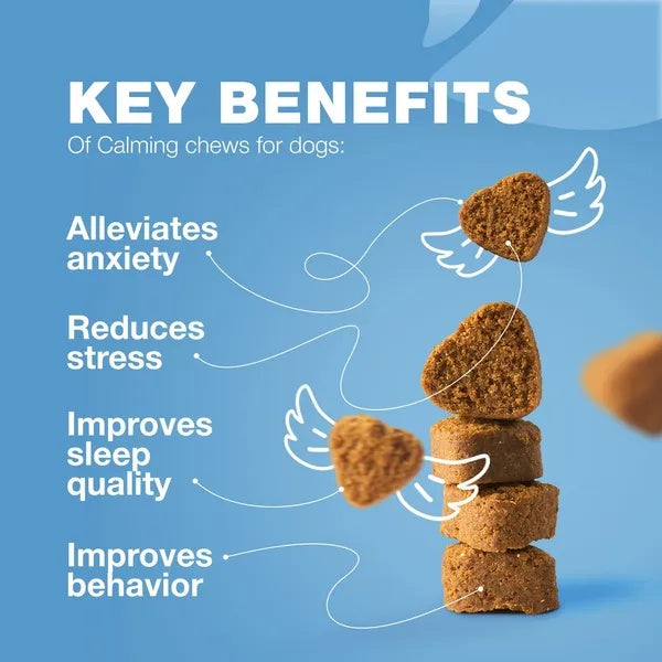 Hemp Calming Chews For Dogs - PawSlow