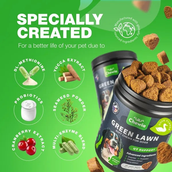 Grass Burn Spot Chews For Dogs Urine Neutralizer - PawSlow
