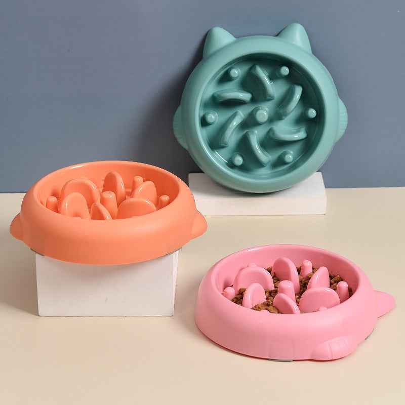 Slow Feeder Pet Dog Cat Bowl Anti Gulp - PawSlow