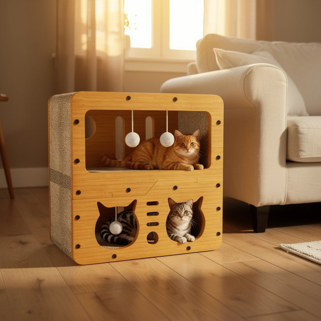A cozy haven for your feline companion