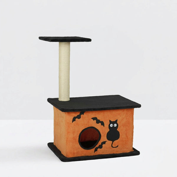 Halloween Cat Tree Tower Scratching - PawSlow