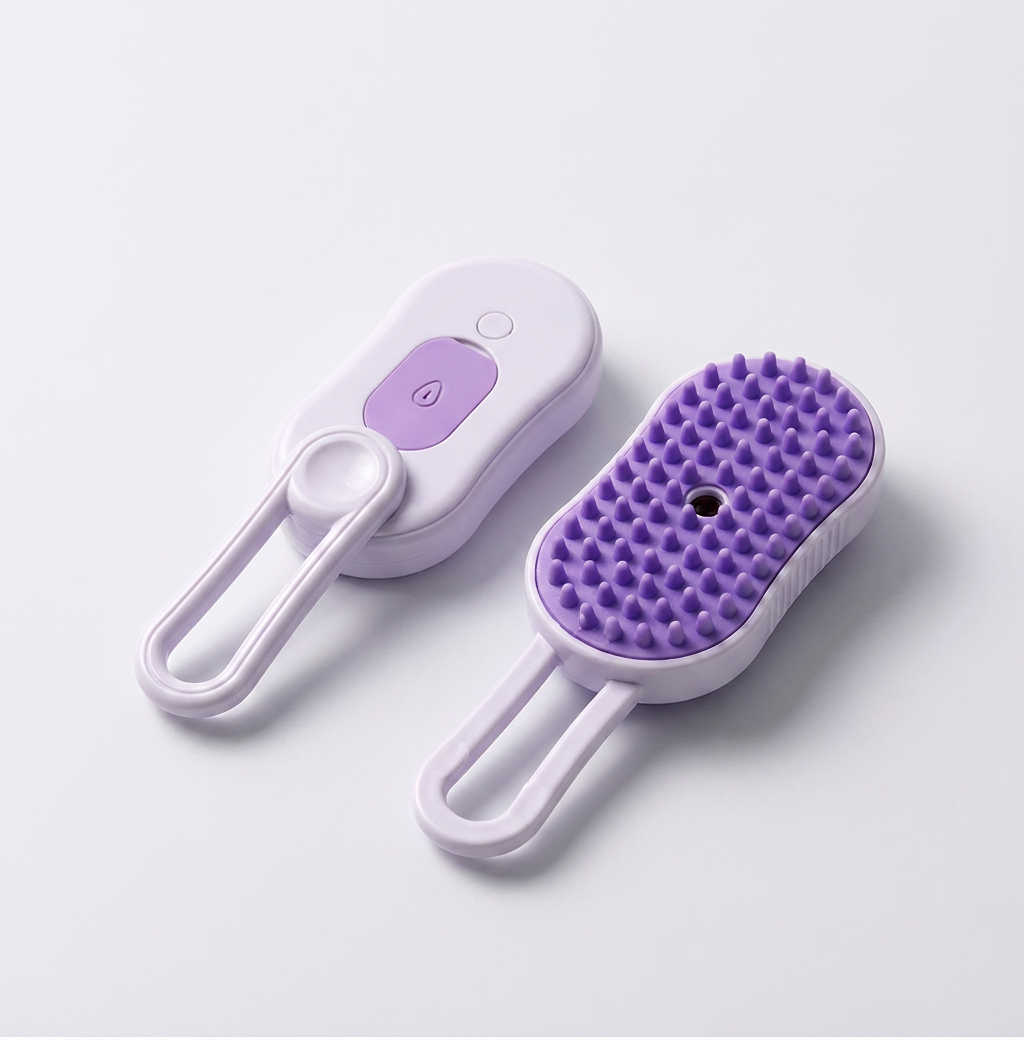 Gentle Cat Steam Brush Grooming Tool - PawSlow