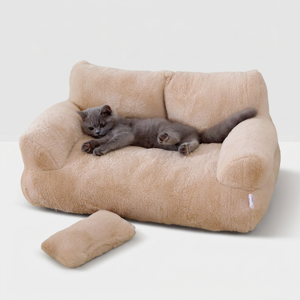 Soft Luxury Cat Bed Sofa Couch Style - PawSlow