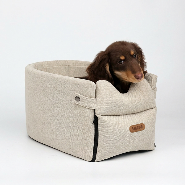 Elevated Car Dog Seat Bed Center Console - PawSlow