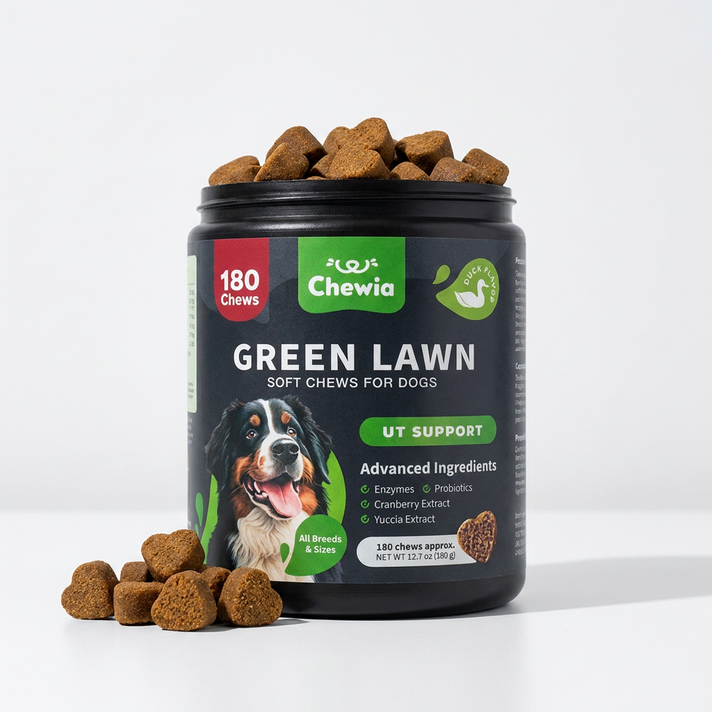 Grass Burn Spot Chews For Dogs Urine Neutralizer - PawSlow