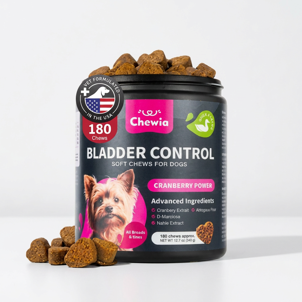Dog UTI Treatment Cranberry Supplement For Bladder Kidney Health - PawSlow