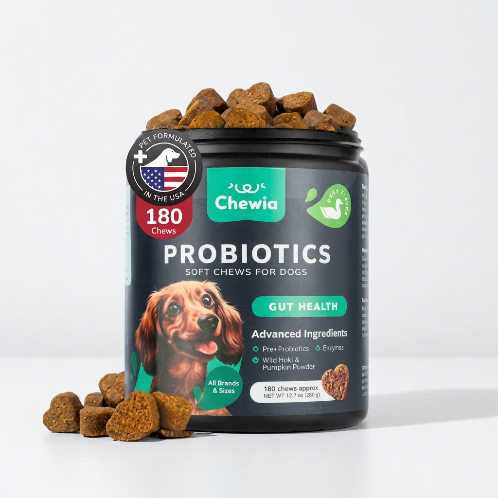 Probiotics For Dogs Gut Health Digestion - PawSlow
